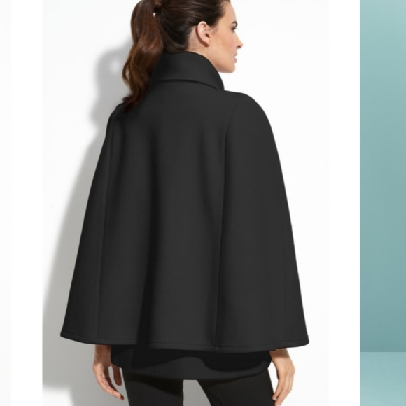 tahari cape coat